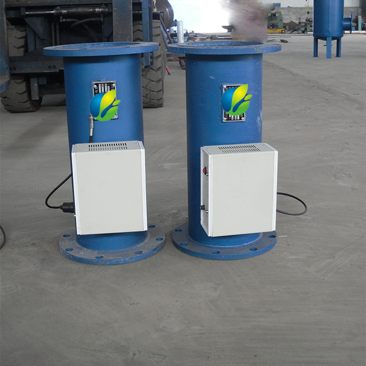 DN50电磁除垢设备 蒸汽锅炉电子除垢仪 高频电子式除垢器 射频电子水处理器图片