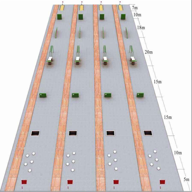 标准400米障碍器材 渡海登岛障碍器材 高墙矮墙