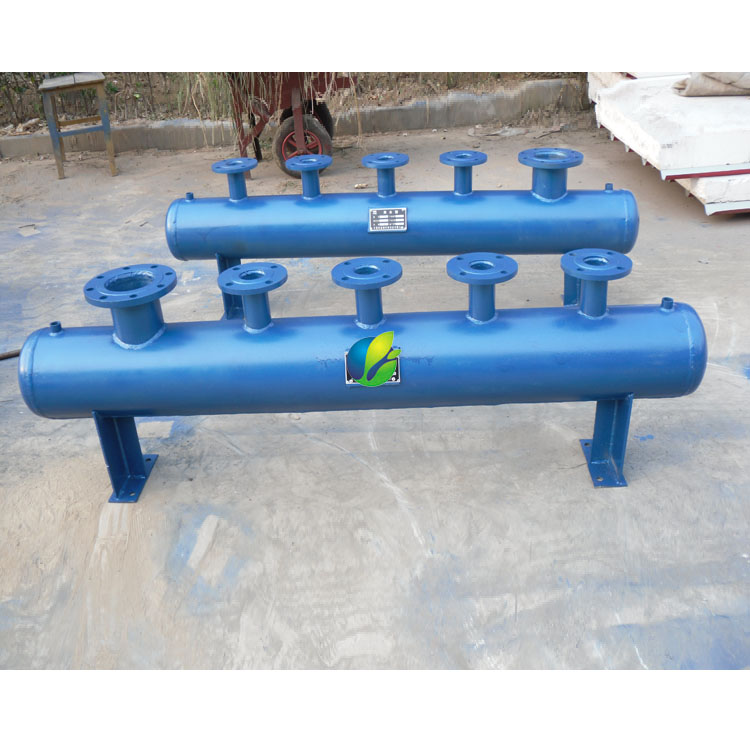 沧州分集水器尺寸 不锈钢分集水器 暖气分集水器图片