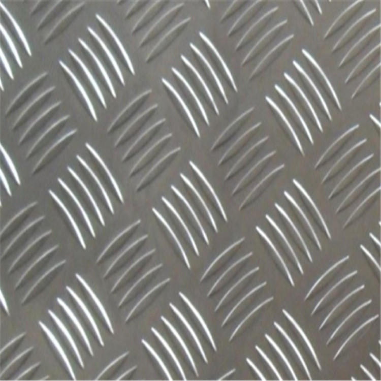 晟宏铝业 花纹铝板 五条筋花纹 纯铝板 防滑铝板 桔皮铝卷 橘皮铝卷 规格示例图2