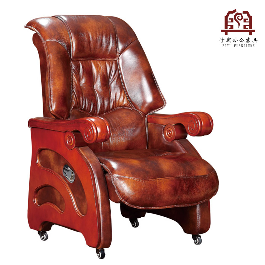 上海实木大班椅实木老板椅定制大班椅厂家直销子舆家具图片