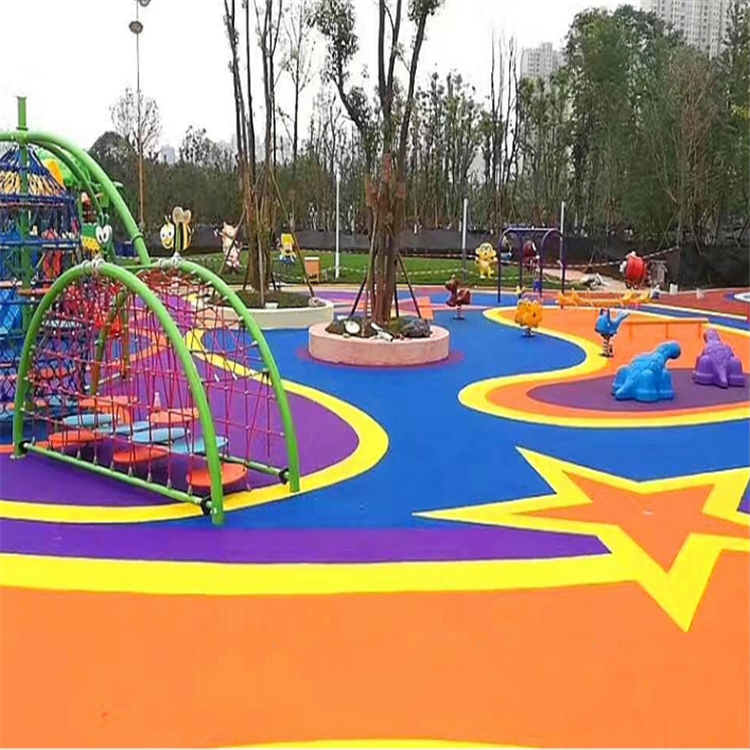 江苏南京幼儿园塑胶地面 彩色epdm地面 彩色epdm塑胶地面