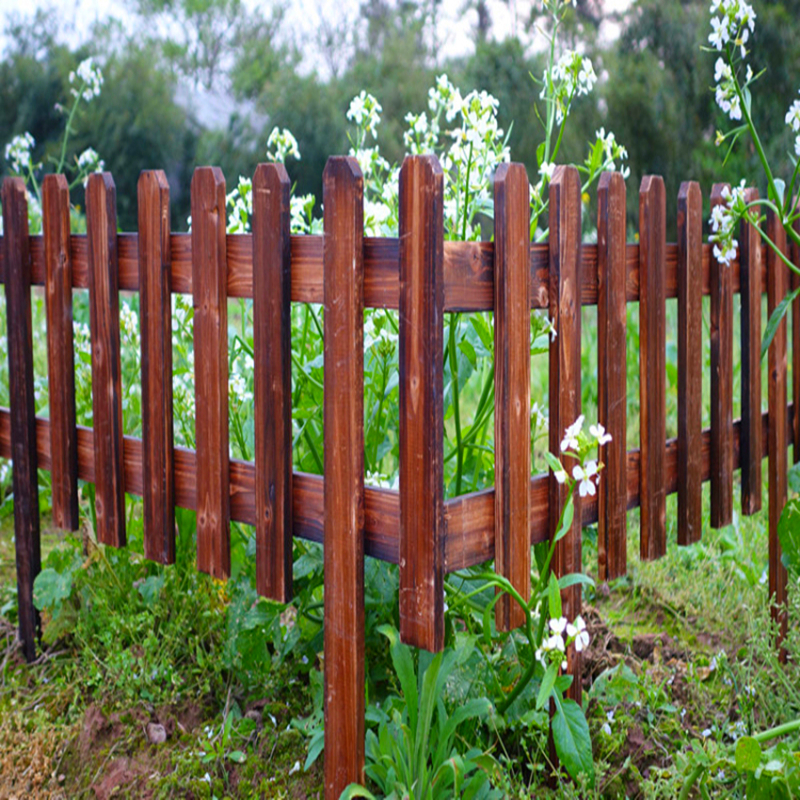 佳星防腐木围栏护栏庭院防腐木围栏小院木栅栏实木栅栏门