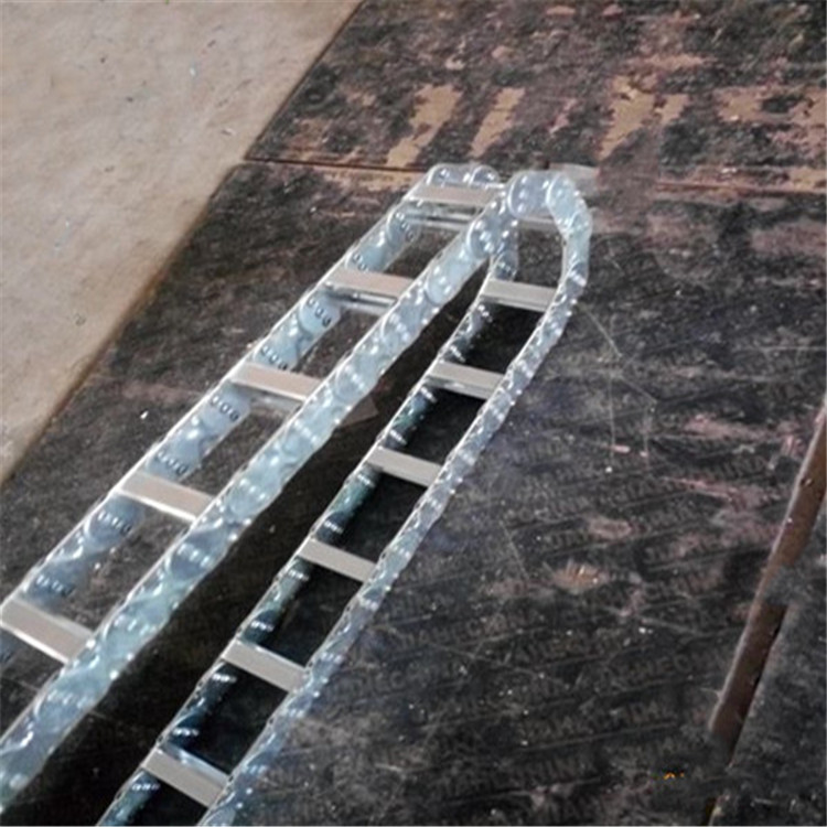 沧州汇科机床拖链 桥式钢制穿线拖链示例图8