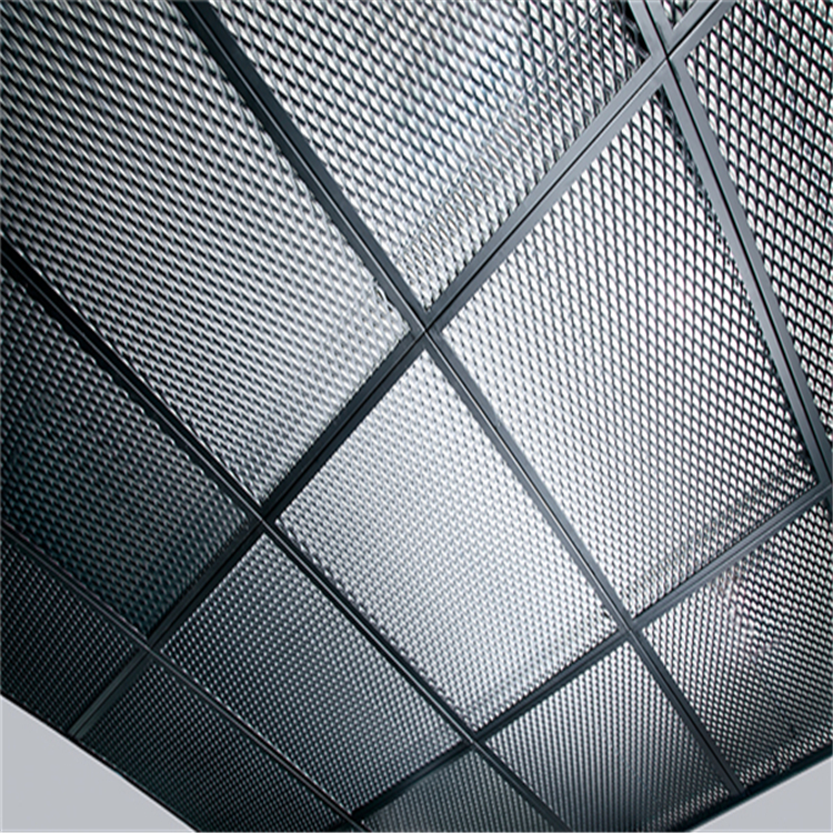 古交菱格铝拉网板 金属扩张网装饰幕墙 杭州菱格铝拉网板厂家图片