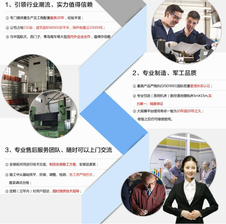 甘南铸铁地轨地平台地槽铁安装平台质量保证平台现货