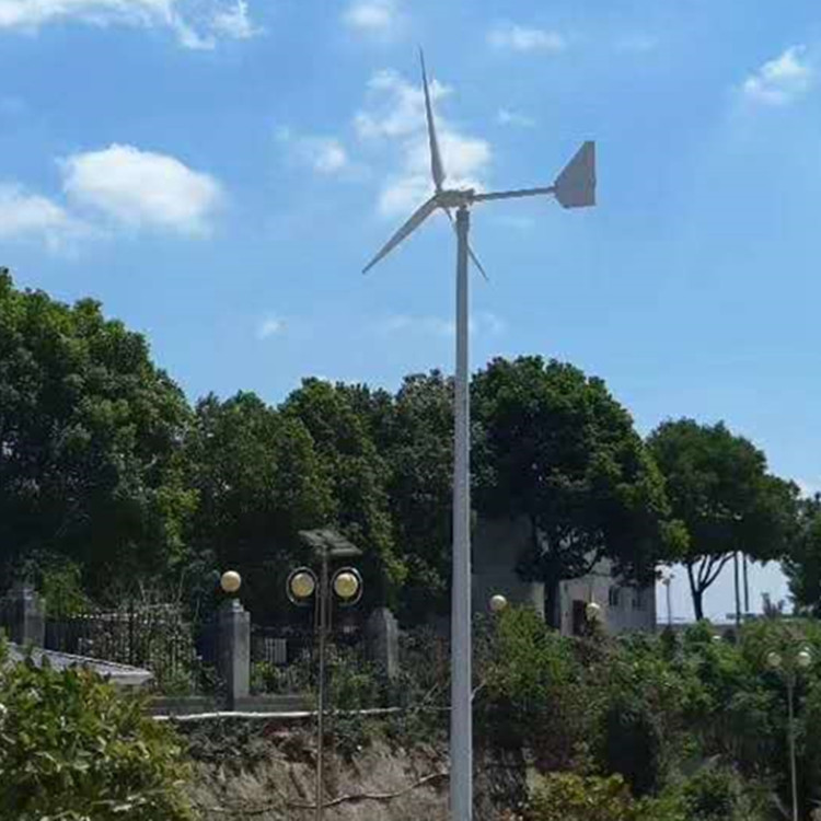 广西 蓝润 水平轴风力发电机 船用风力发电机 运行噪音低