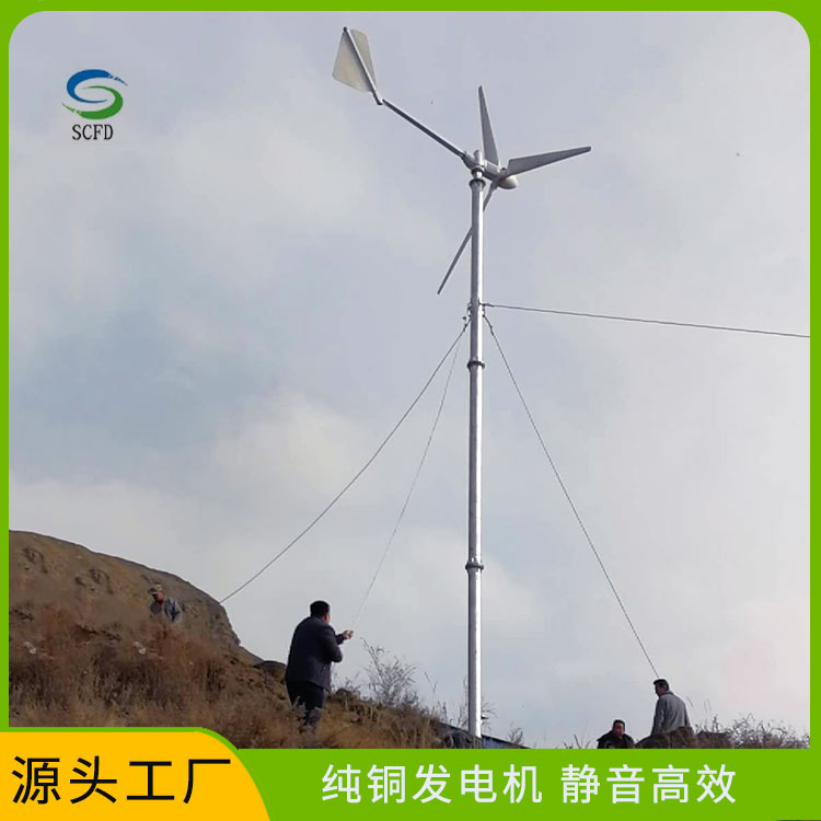 五常晟成  户外风力发电机山区养殖用  500w小型风力发电机图片