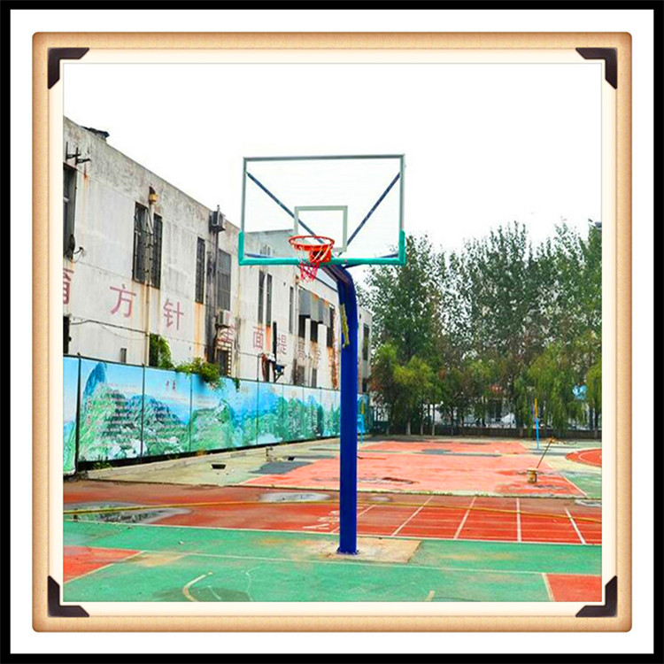 安徽宣城,足篮一体篮球架,室外篮球架,方管篮球架