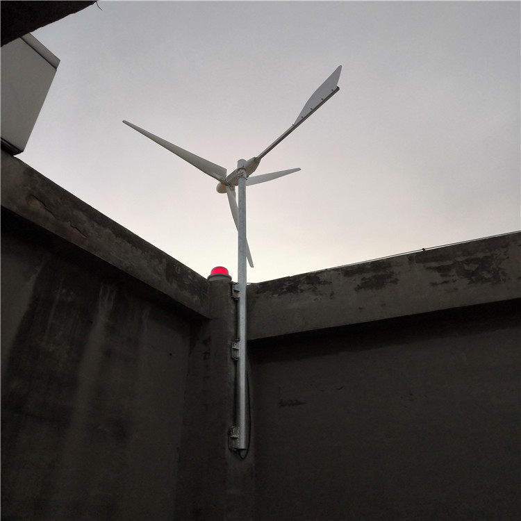 河池市10KW风力发电机并网 风力发电机220v 户外照明
