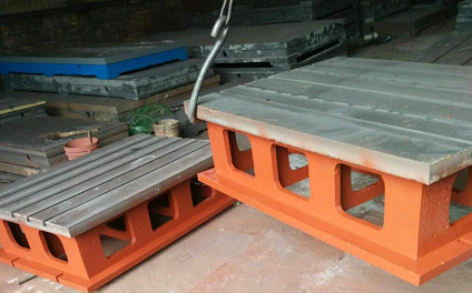 重庆铸铁底座龙门铣床加高辅助工作台3*6米焊接平台泊头定做厂家