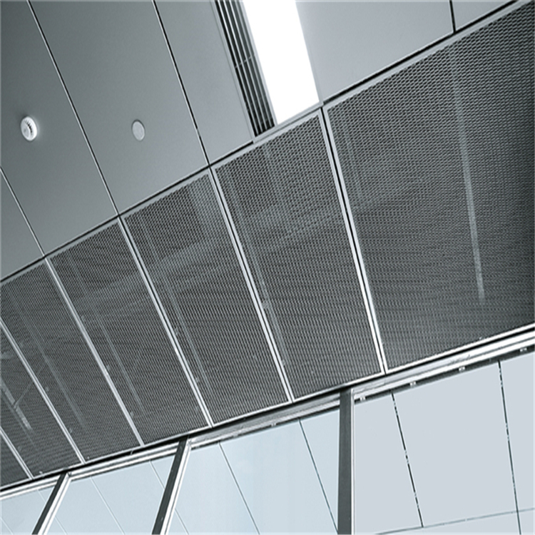 宜秀吊顶装饰铝板网 铝防护网 氟碳铝板拉网装饰板