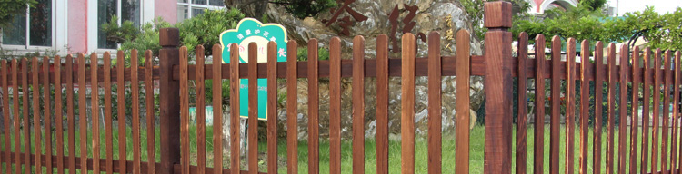 威海市竹篱笆 碳化木护栏邢台市广宗县竹围栏碳化木护栏