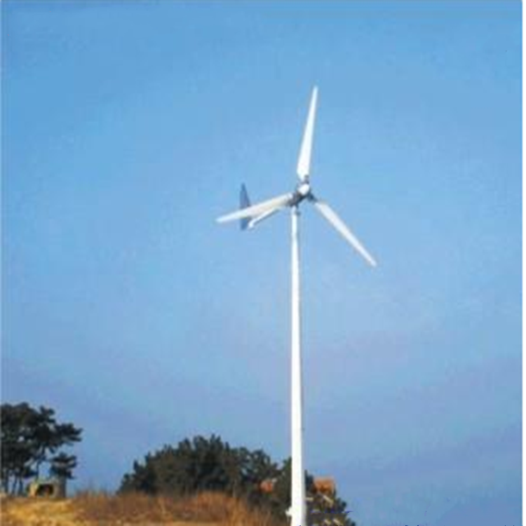 湖南 蓝润 2000w风力发电机 牧区用风力发电机 实物拍摄