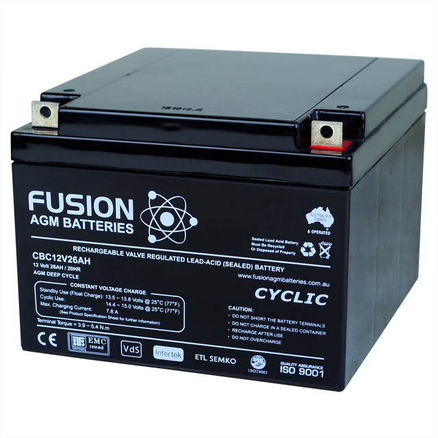 Fusion蓄电池CBC12V120AHS现货销售可定制