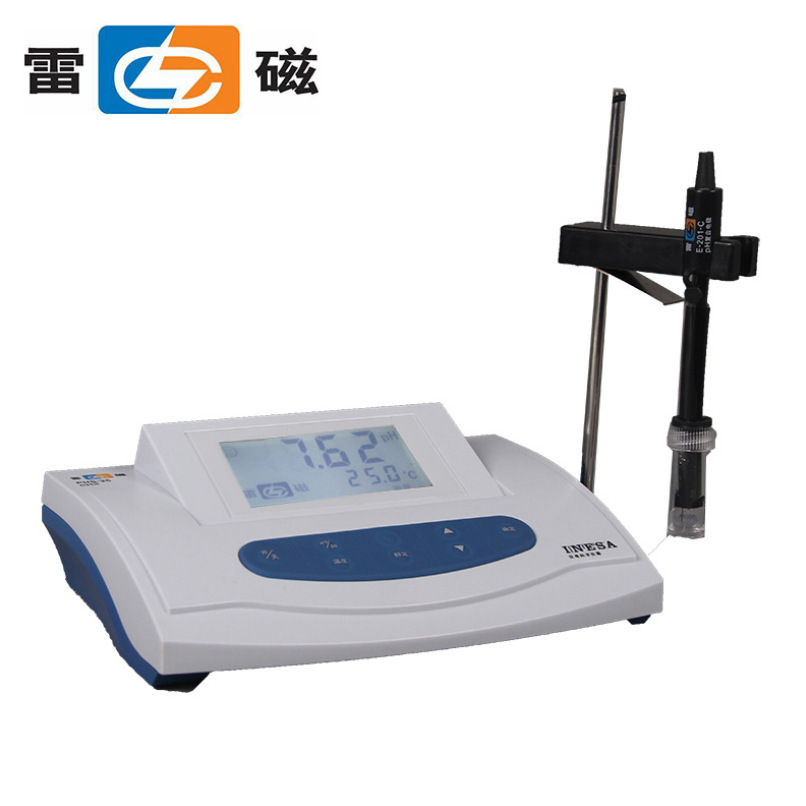 上海雷磁 PHS-25 台式PH计 手动温度补偿台式数显酸度计