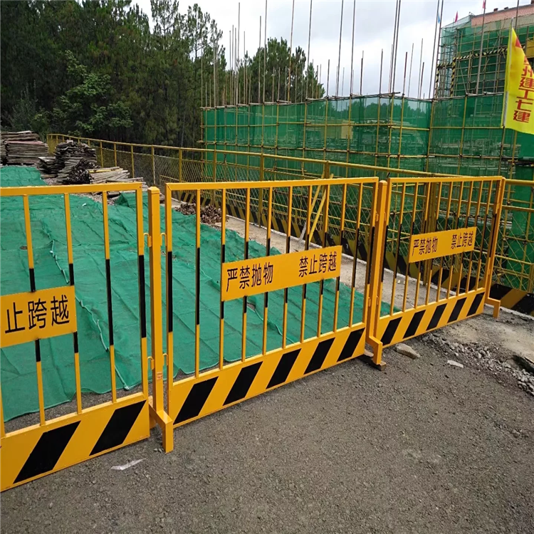百瑞定制工地基坑围栏基坑围栏可定制工地临边护栏工地安全警示围栏