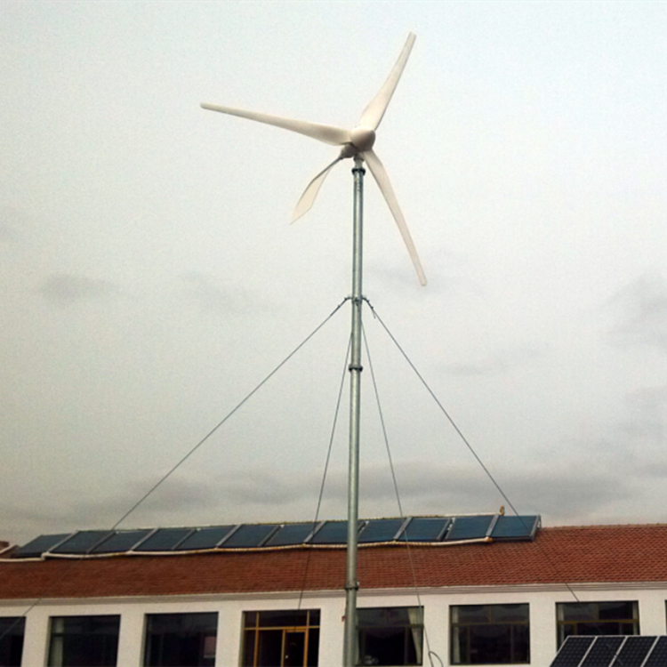 河南 蓝润 水平轴风力发电机 微型风力发电机家用 型号齐全