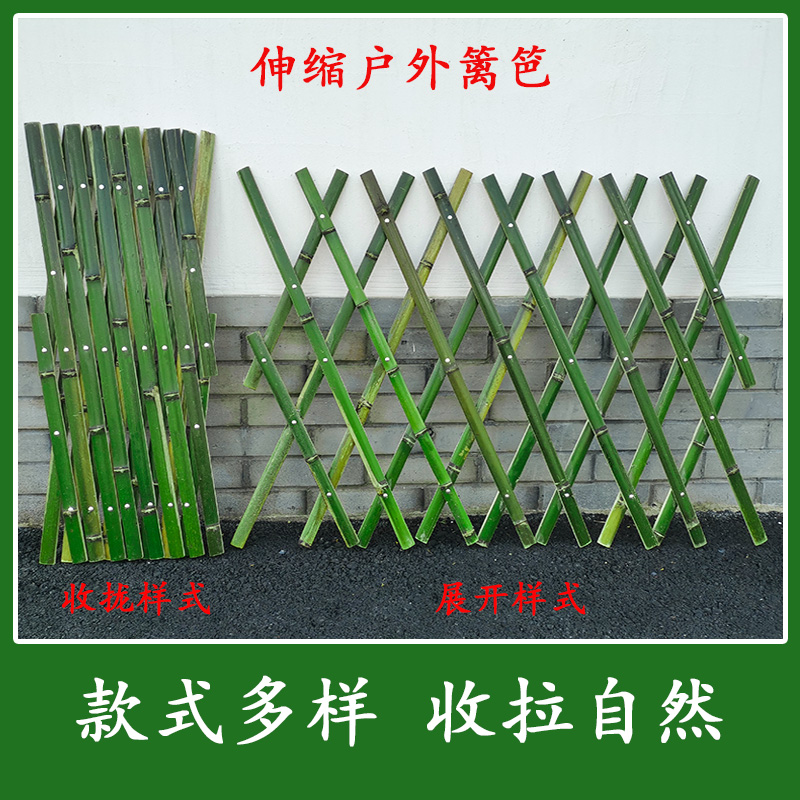 聊城市竹篱笆 绿化护栏武汉市江汉竹围栏竹子护栏