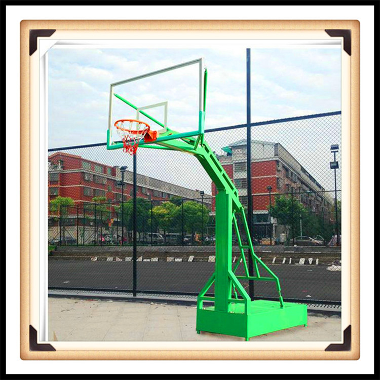 安徽亳州,户外家用篮球架,电动液压篮球架,户外篮球架工厂图片