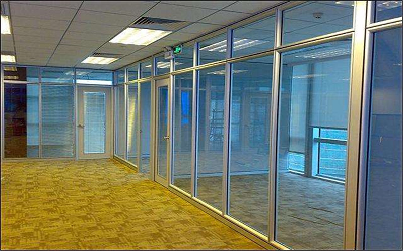 宁夏办公室全玻璃隔断 鸿森活动隔断专业定制 质量上乘价格低