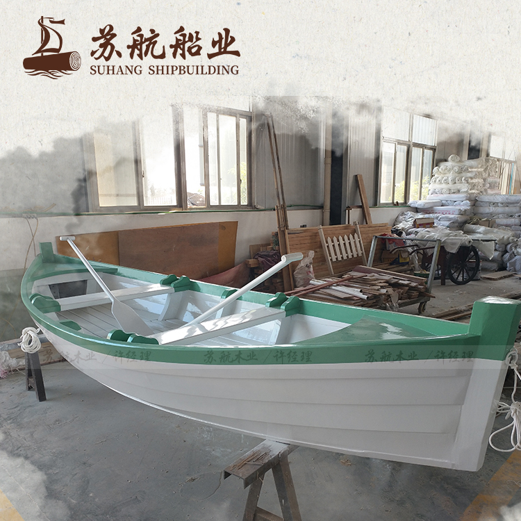 厂家定制室内装饰船 道具船 景观花船