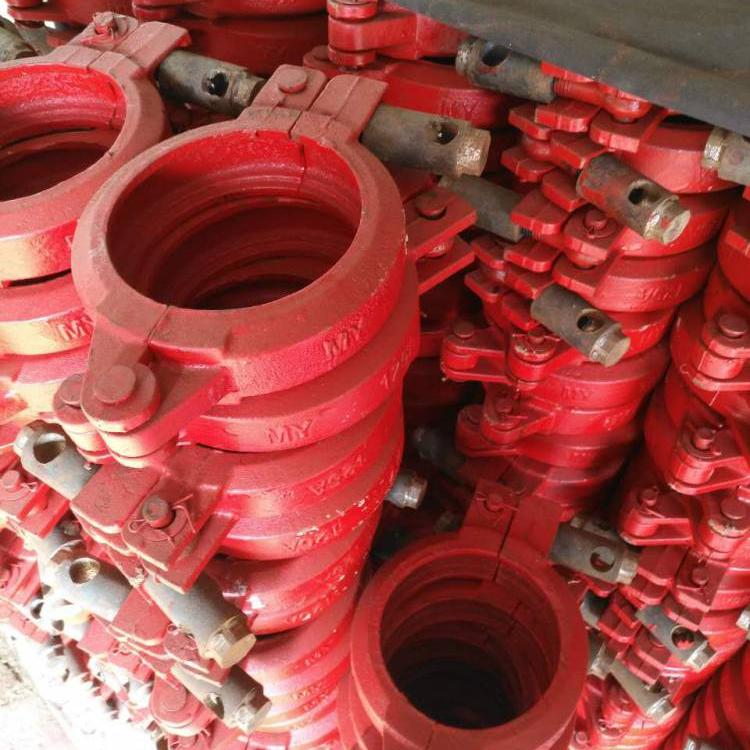 江苏厂家制造 80加重管卡 泵车铸钢125管卡 发货速度快