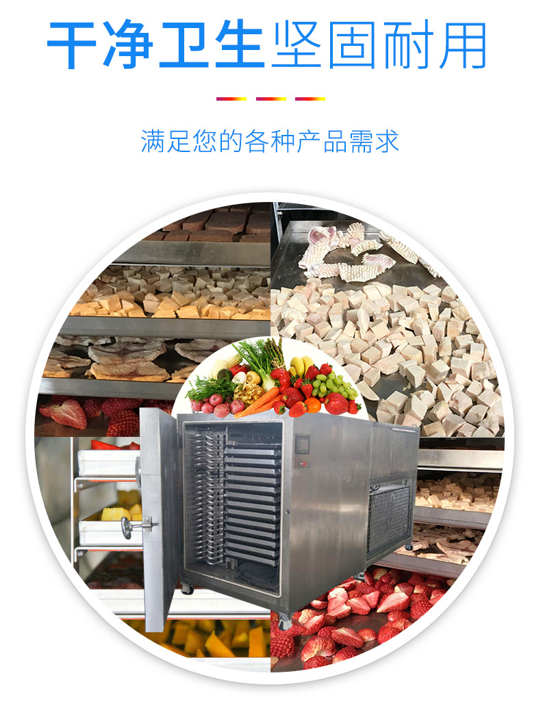顺意批发 羊肉冷冻干燥机 蔬菜冻干设备 速食汤真空冻干机