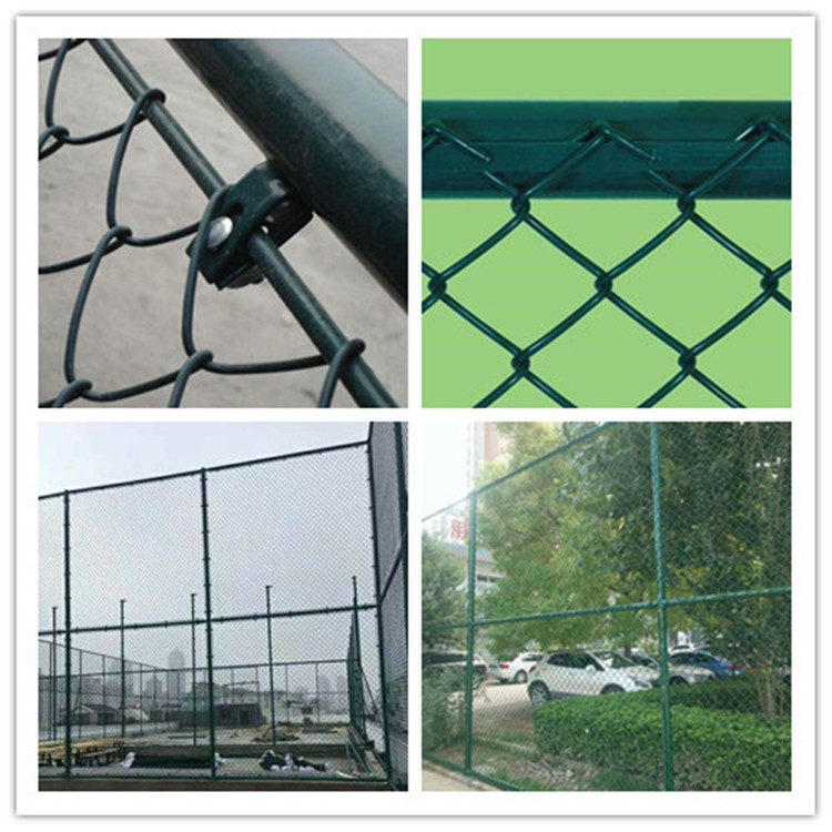 古道 包塑球场护栏 包塑勾花护栏 组装围网图片