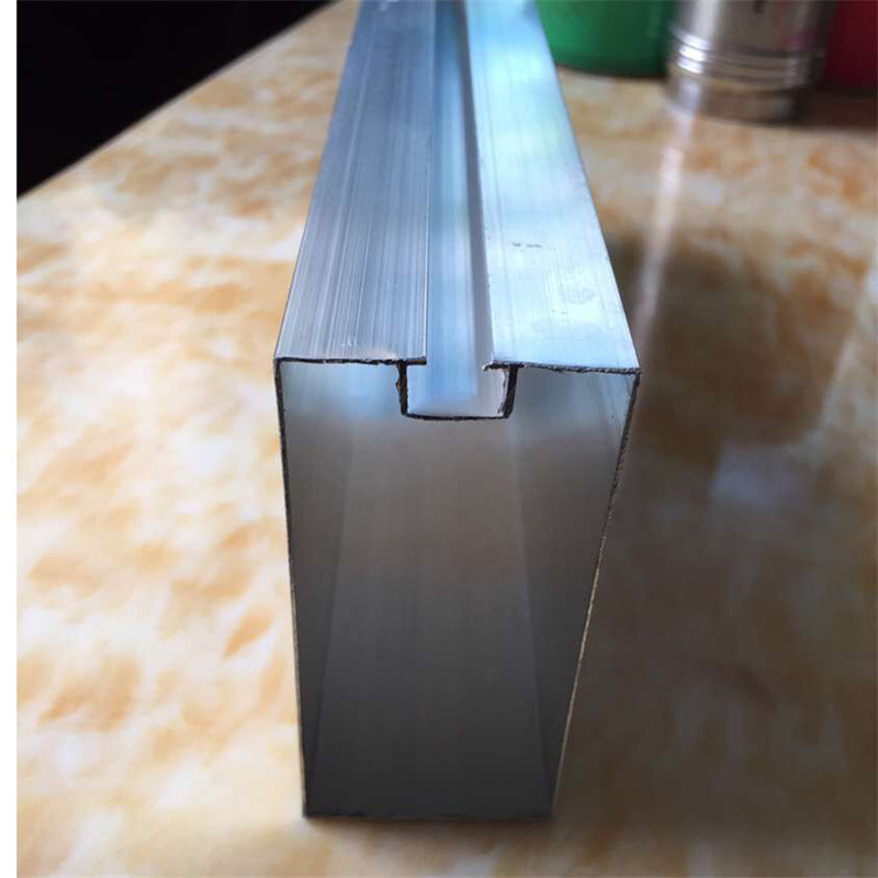 长期供应隔断装饰型材铝扁管规格表,铝方管格栅