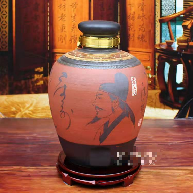 景德镇陶瓷酒瓶 仿古造型陶瓷酒瓶 亮丽陶瓷酒瓶源头厂家销售
