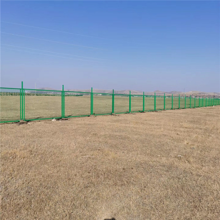 安平百瑞双边丝护栏网厂家桃型立柱护栏网焊接网护栏圈地双边丝护栏网图片