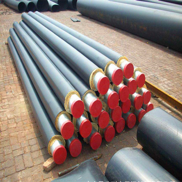 海南 小区供暖保温管 塑套钢直埋保温管 聚氨酯保温螺旋钢管