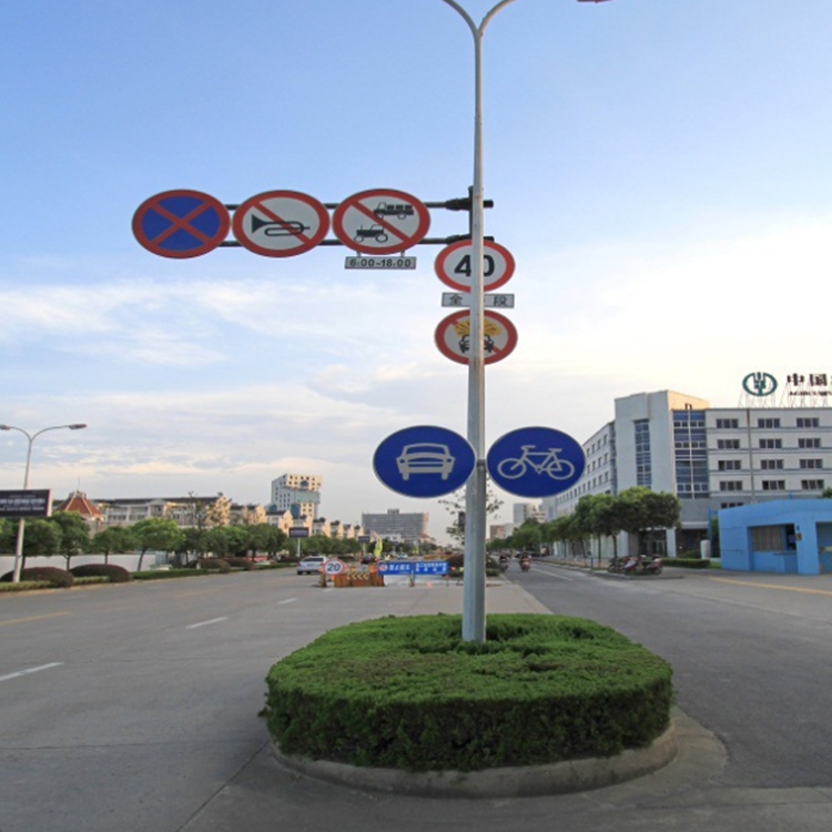 交通高速道路标志杆 祥路质量可靠 单悬臂标志杆 驾校标志杆