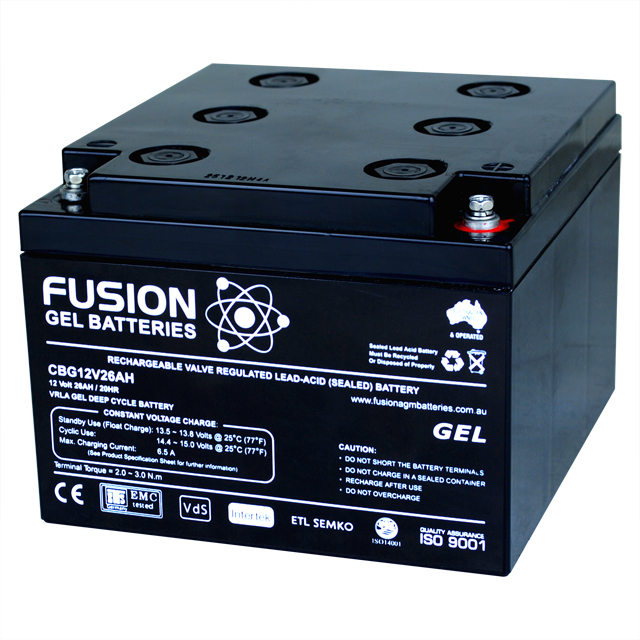 Fusion蓄电池CBC12V26H报价工厂发货