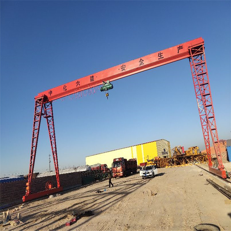 16吨单梁门式起重机 跨度22米电动葫芦门吊 MH/MHh宸隆厂家生产10吨花架龙门吊