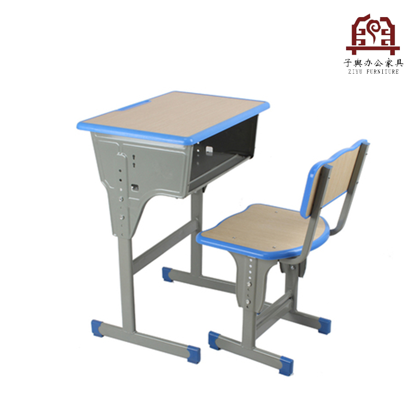 上海辅导班课桌椅单人课桌椅小学生课桌椅厂家直销子舆家具图片