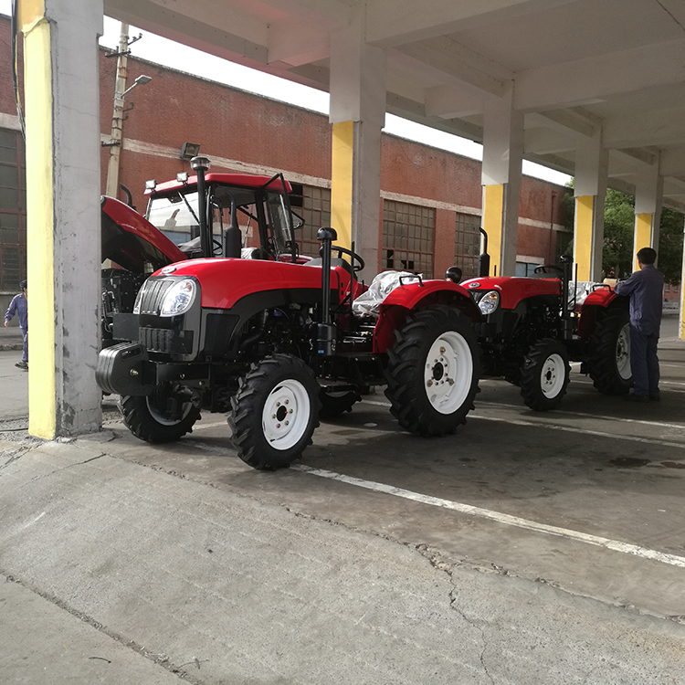 四驱四轮东方红动力拖拉机销售厂家 洛阳一拖农用拖拉机耕地机安全可靠图片