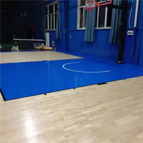 运动木地板施工 篮球枫木运动木地板  羽毛球体育木地板体育篮球实木地板