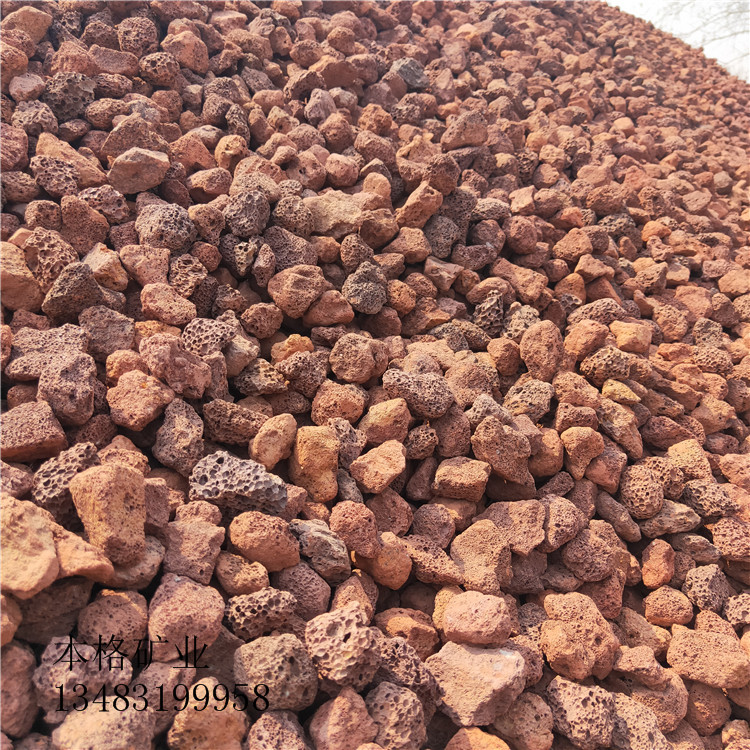 克拉玛依多肉营养土红色火山石 本格20-30厘米火山石