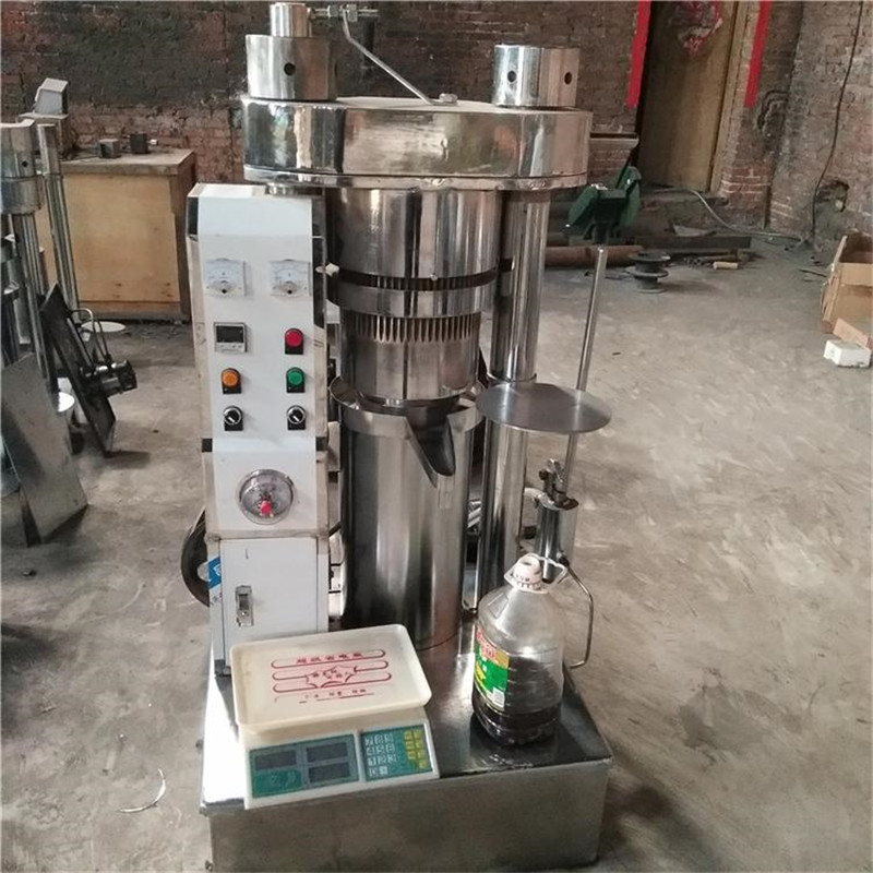 手动流动液压榨油机圆饼大豆榨油机械价格油菜籽榨油机生榨榨油机 不锈钢