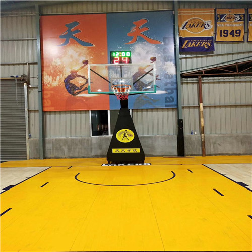 运动木地板施工 篮球枫木运动木地板  羽毛球体育木地板体育木地板结构
