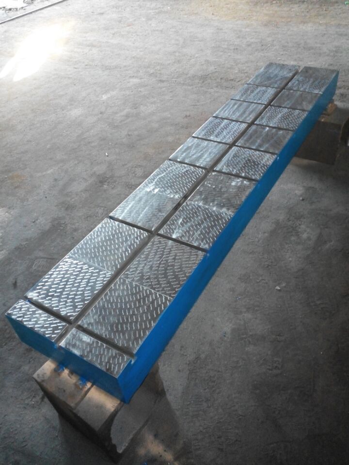 濮阳26米电机试验平台铸铁试验铁地板铸铁焊接平台国标尺寸泊头定做厂家