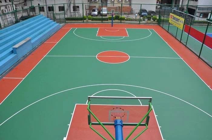 华海 新国标篮球场硅pu 学校操场混合型塑胶跑道 幼儿园epdm橡胶颗粒